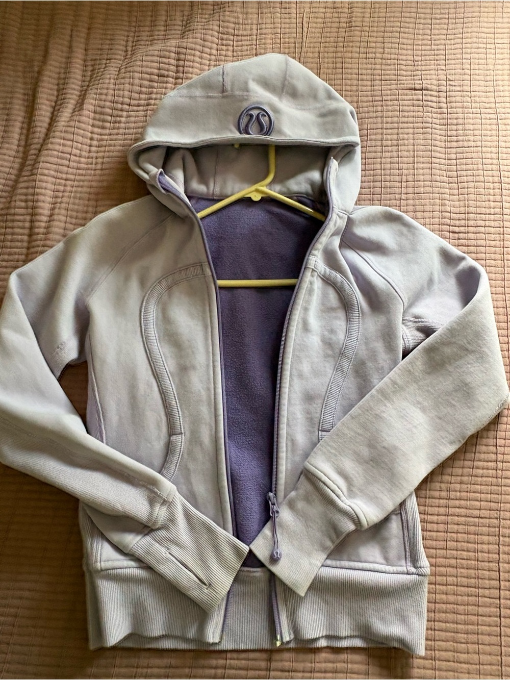 Lululemon Athletica Light Lavender Hooded Jacket